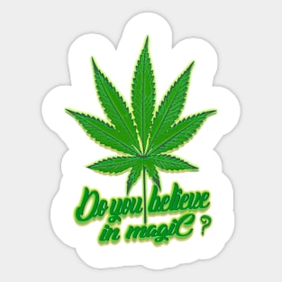 Marijuana Sticker